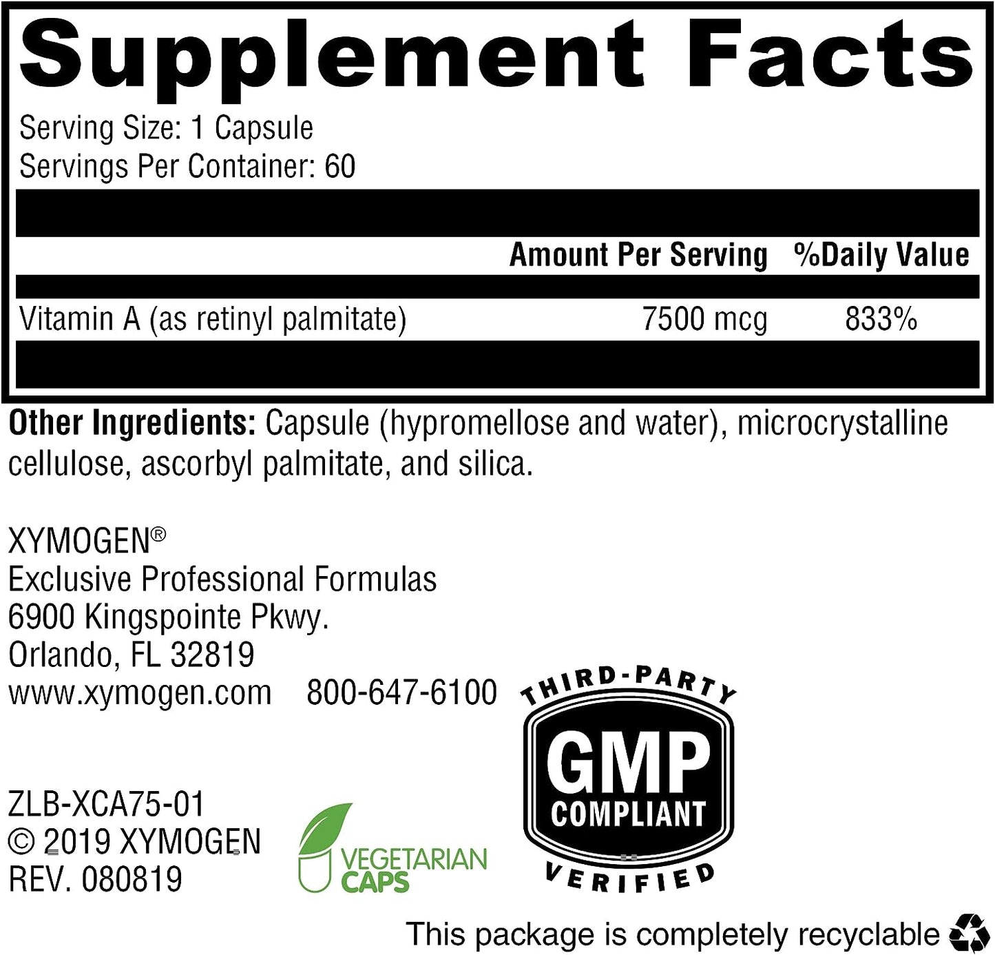 Xcellent A 7500  60 Capsules