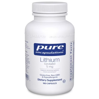 Lithium (orotate) 5 mg