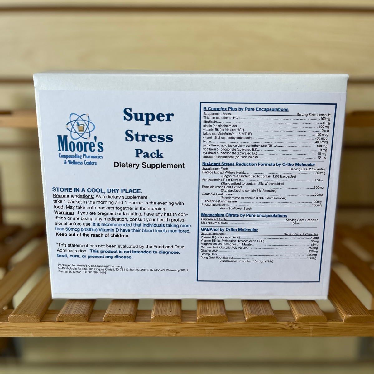 Super Stress Pack – Moore's Compounding Pharmacy