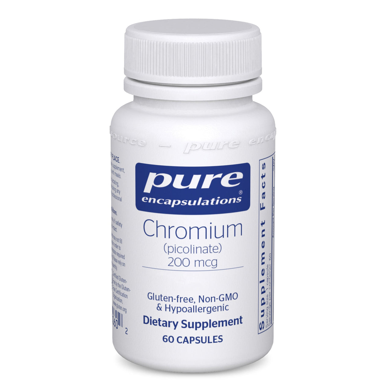 Chromium (picolinate) 200 mcg.