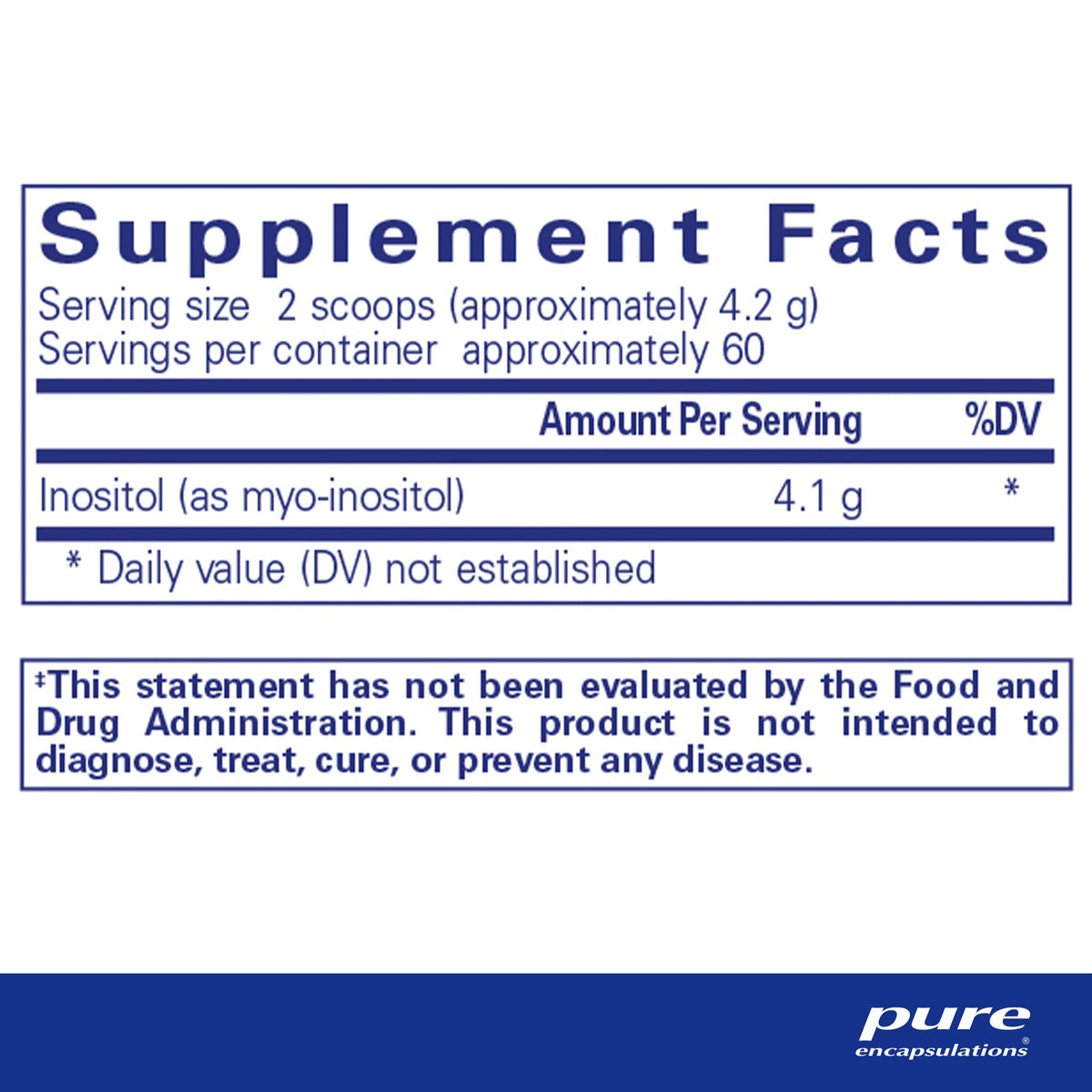 Innolate 60 Powder Pure Encapsulations Inositol (powder) – Moore's Compounding Pharmacy